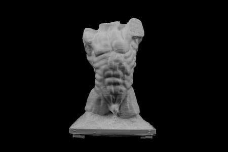 Torso of the falling man Lous XIV at the Rodin Museum, Paris, France