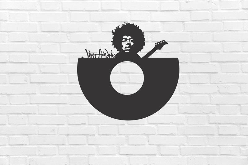 WALL CLOCK JIM MORRISON rock