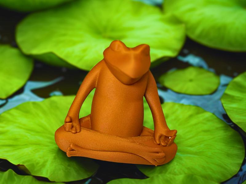 Zen Frog Figurine