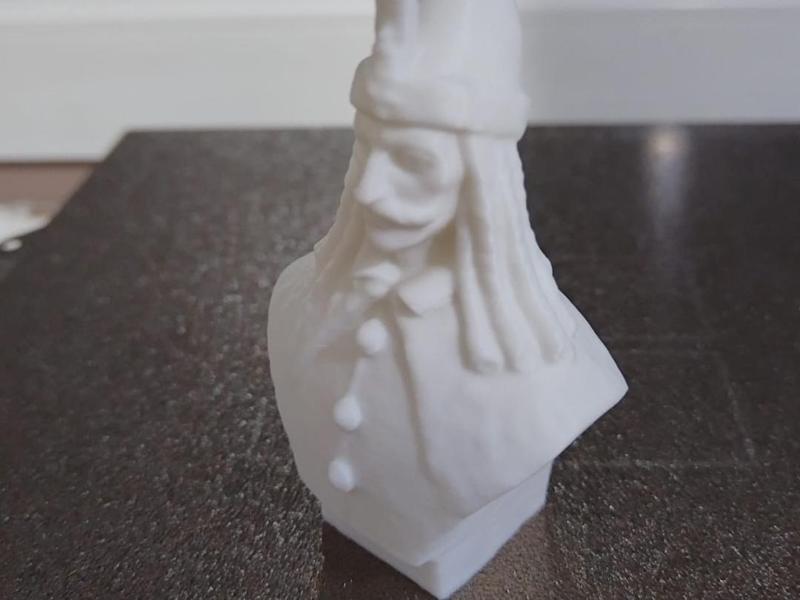 Vlad the Impaler statue bust