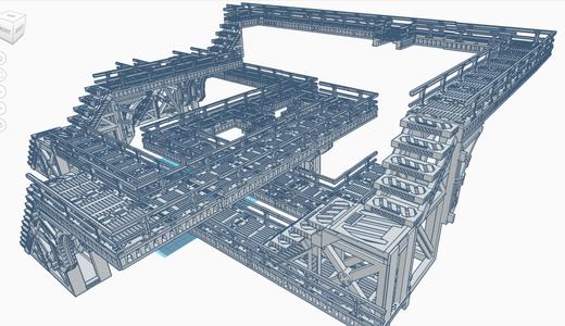 Ultimate Modular Bridge Set for Necromunda Tables