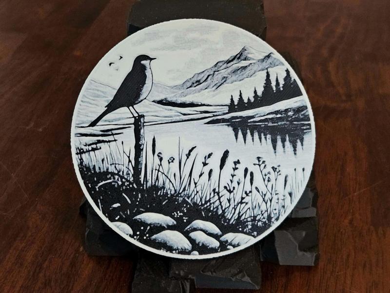 Lone Bird - Coaster