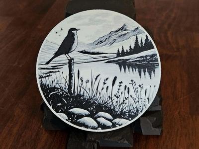 Lone Bird - Coaster