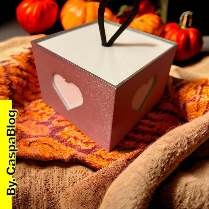 Scatola cubica con cordura semplice