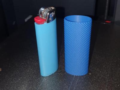 BIC lighter, cover, case