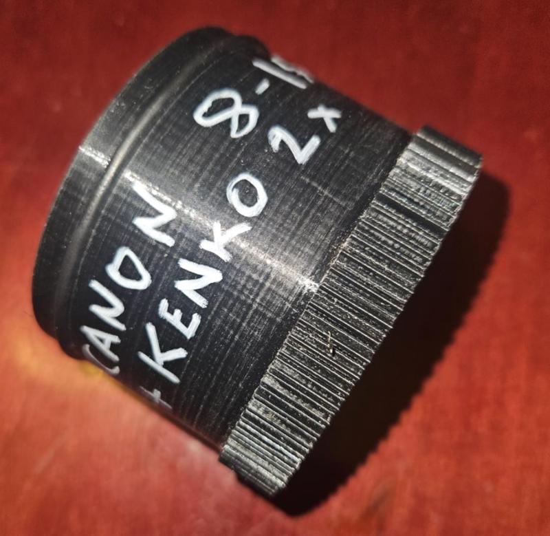 aro de zoom aquatica para Canon 8-15 + Kenko 2x