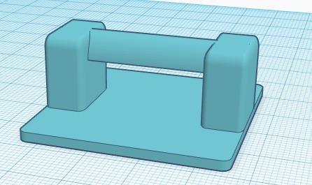 support porte echelle(campervan ladder holder)