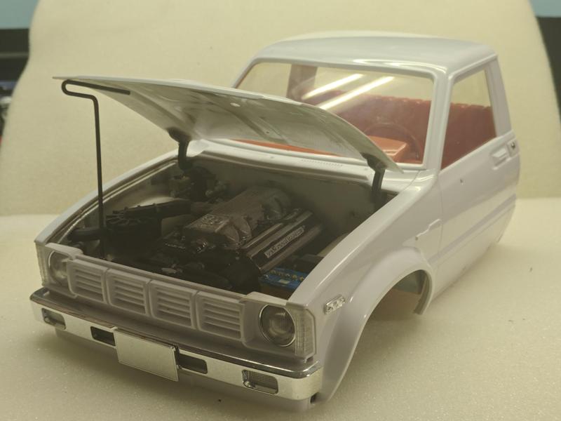 rc4wd/tamiya/HG - toyota hilux 1UZ swap full engine bay kit