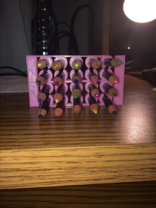 Mini Colored Pencil Holder