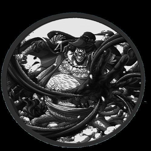 one piece marshall d.teach coaster