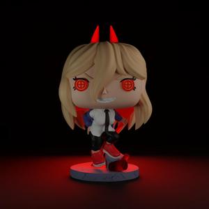 Chainsaw Man Power POP fanart ~digital .stl files~