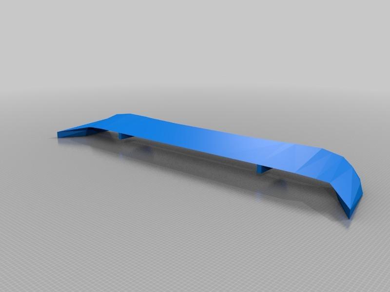 rc 1/10 scale subaru 22b diffuser