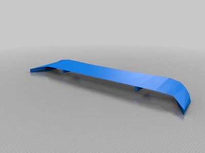 rc 1/10 scale subaru 22b diffuser