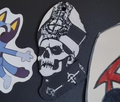 Papa Emeritus Ghost Keychain