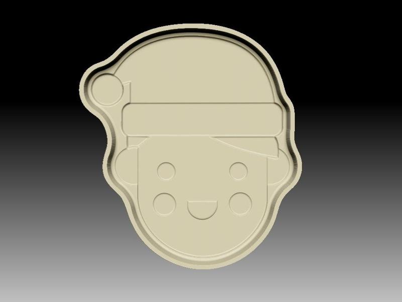 CHRISTMAS BOY  BATH BOMB MOLD