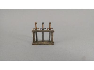 28mm Sword Rack with Removable Swords