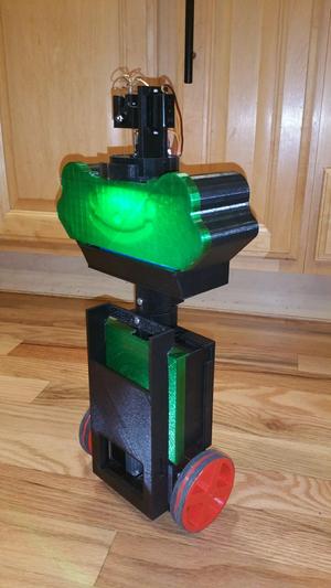 3D Printed R-C  Telepresence Balancing Bot