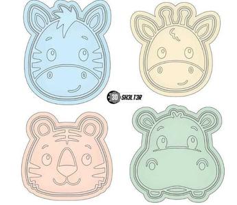 Animal Cookie Cutter, Farm, Children's Party Animals