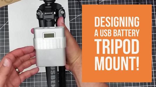 USB Power-Bank to Tripod Mount!