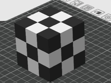 Cube (Black and White)