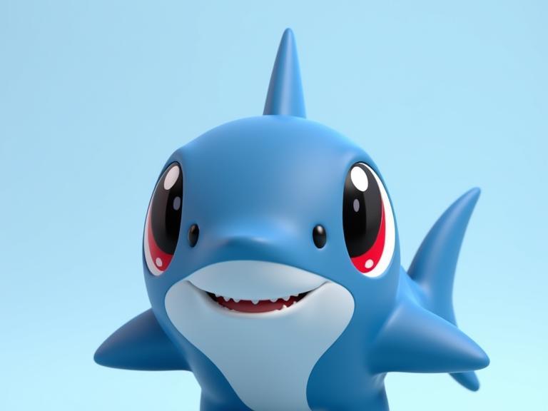 Requin kawaii 