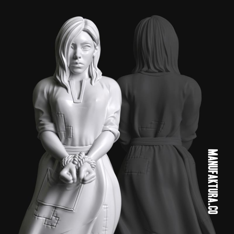 Sub Series 122d - Bound Female Prisoner Slave