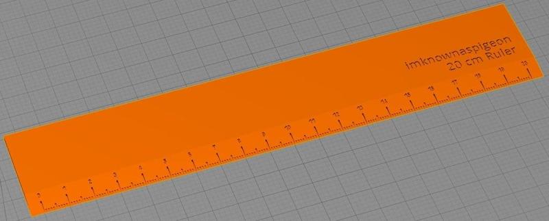 20cm Ruler