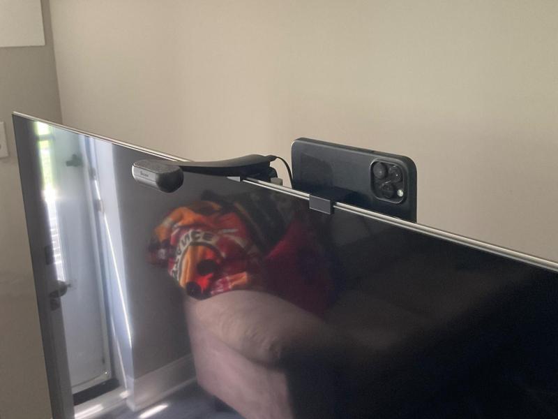 iPhone TV Mount for Continuity Camera