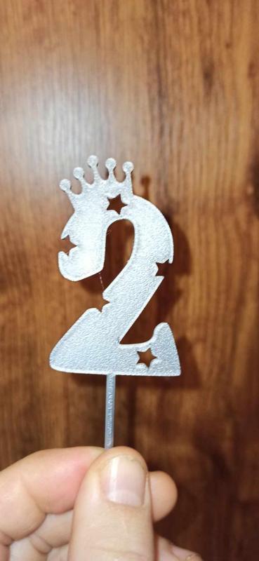 Topper Cake number - cisla dort 2