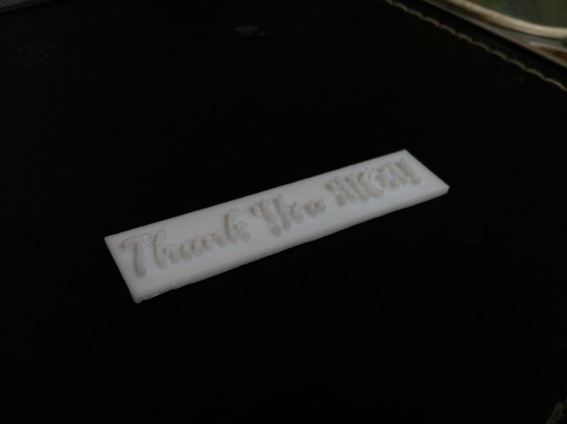 First Print, Anet A8