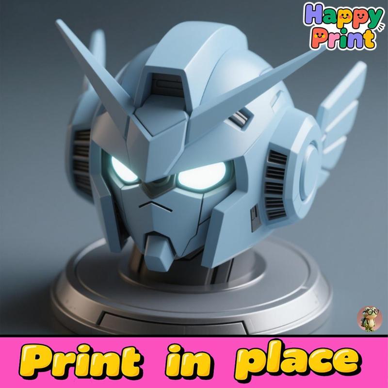 Mecha head sculpture,Gundam head sculpture