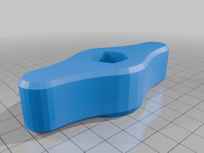 M10 nut wing handle reinforced, Grand Cherokee ZJ spare wheel lock