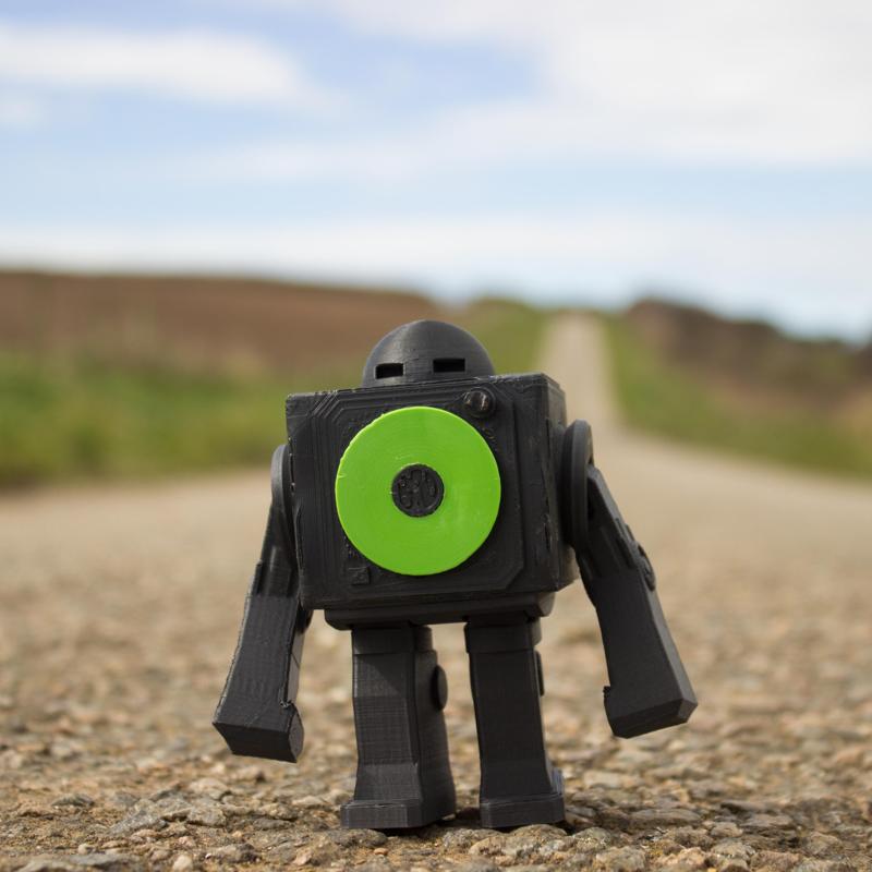 Beat Bot - Print In Place Fold Up Robot!