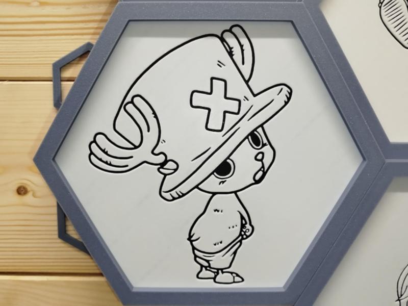 One Piece Hueforge Hexagon Chopper