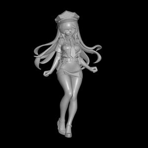 anime girl police cosplay