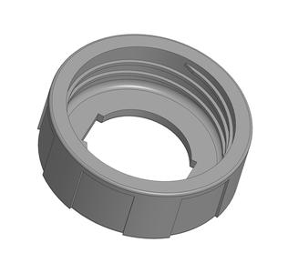 Syringe nut squeeze out mass sealant