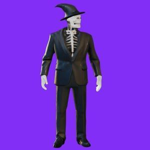 Dapper Skeleton 3D Model