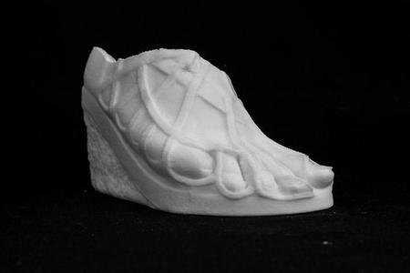 Colossal Marble Foot at The British Museum, London