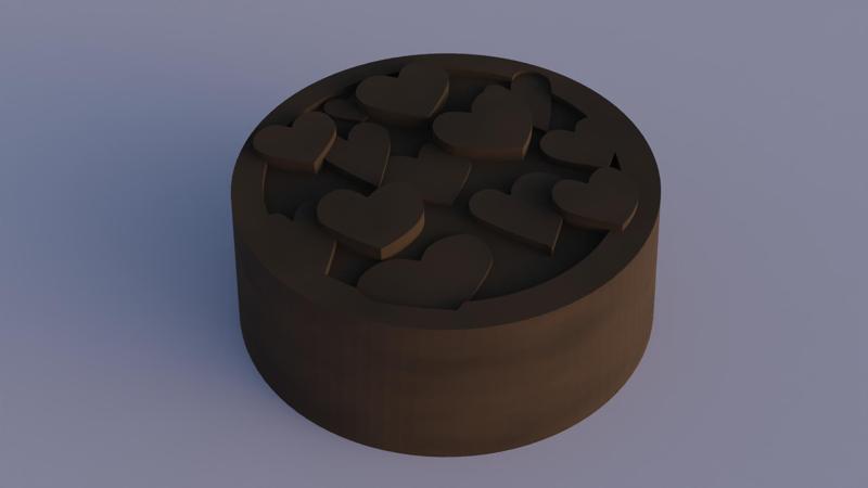 Praline heart