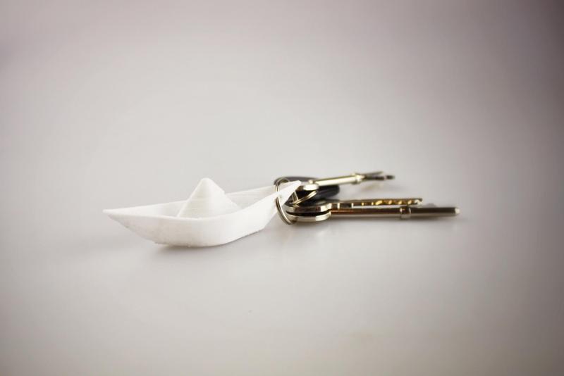 Paperboat keychain