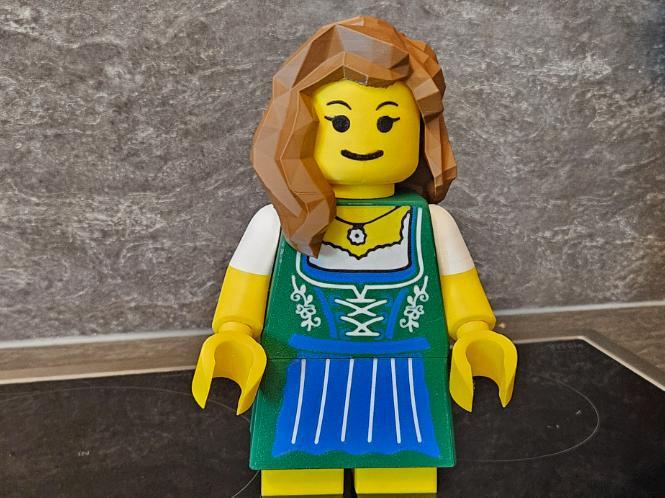 Brick Man/Women Dirndl 20cm