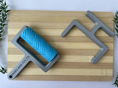 Cross Line Polymer Clay Texture Roller