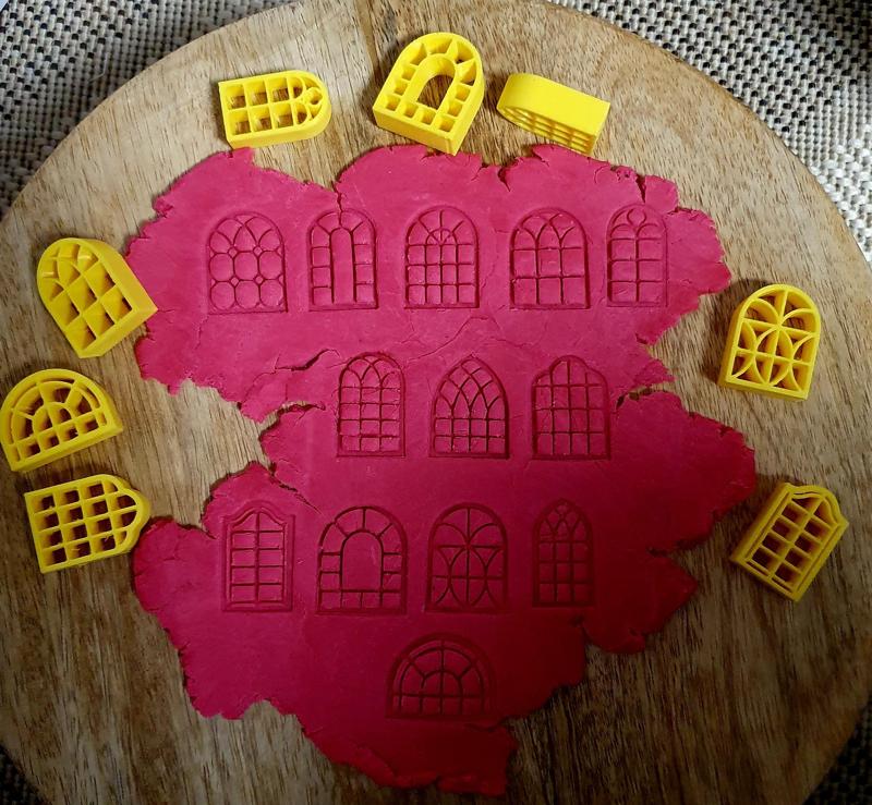 Set of windows - stamps