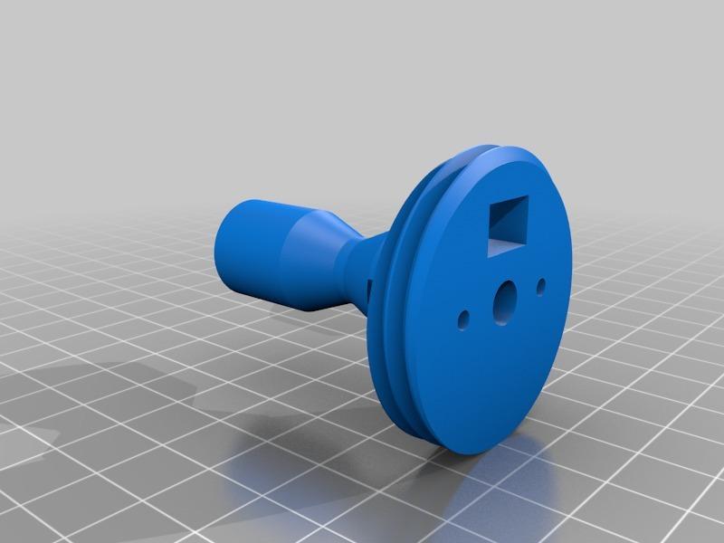 Threaded Holoprojector, Slip Ring Holder, and Back for Mr. Baddeley's 3D Holoprojector and Flthy's Light Kit