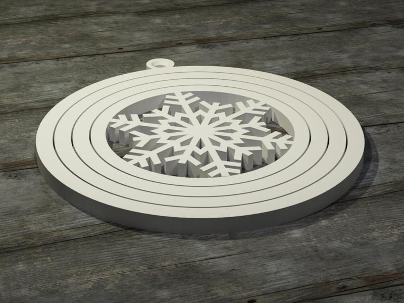 Snowflakes Gyroscope 