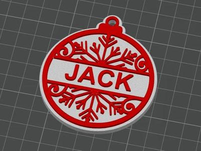 Name ornament
