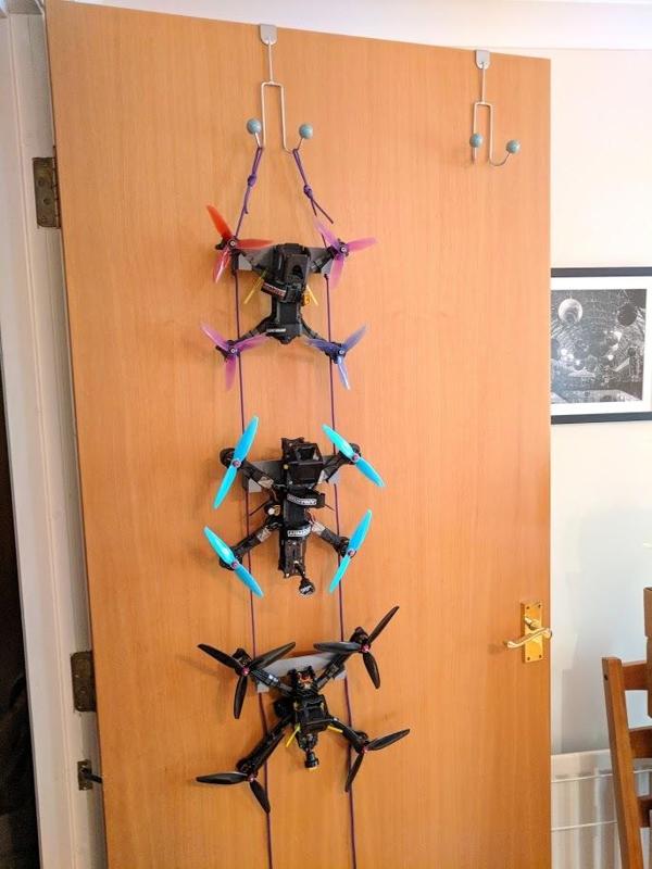 FPV Quadcopter Drone Paracord Overdoor Hangers