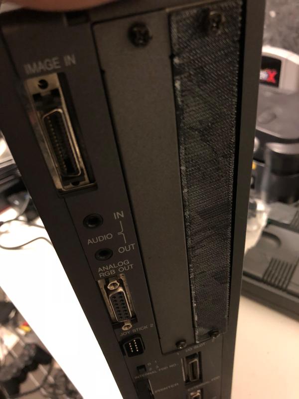 X68000 Extension Card Slot Cover