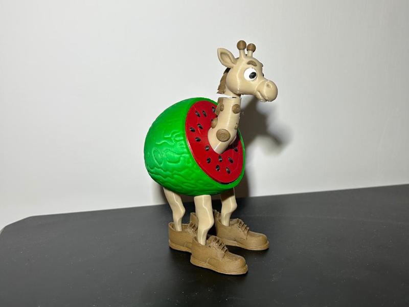 Light blue giraffe countryside journey_ITALIAN BRAINROT