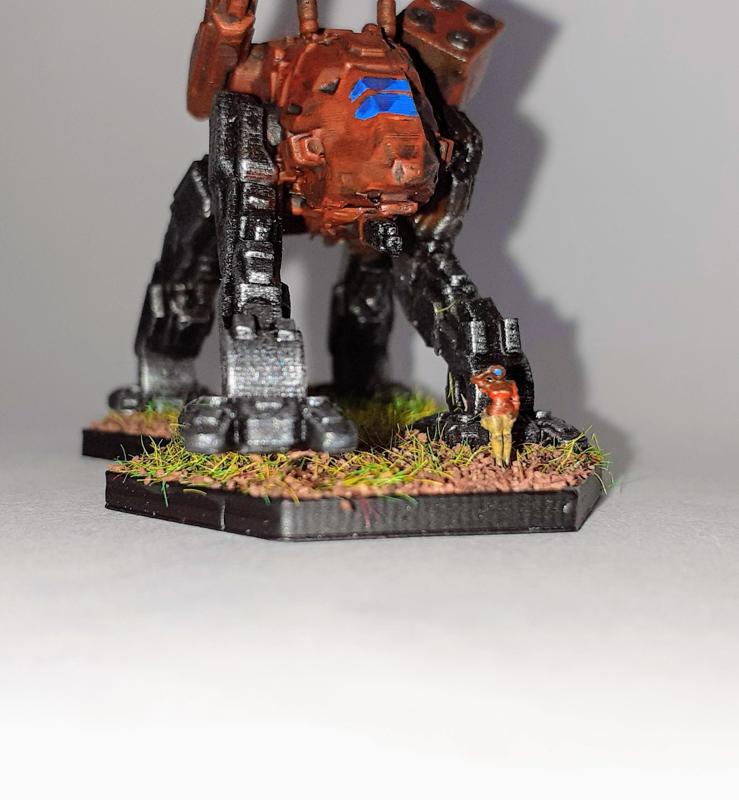 Steppenfox 4 leg mecha 6mm scale